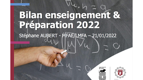 DMFAE - Réunion d'équipe d'enseignement janvier 2022