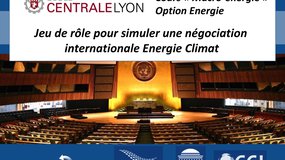 Jeu de rôle pour simuler une négociation internationale Energie Climat